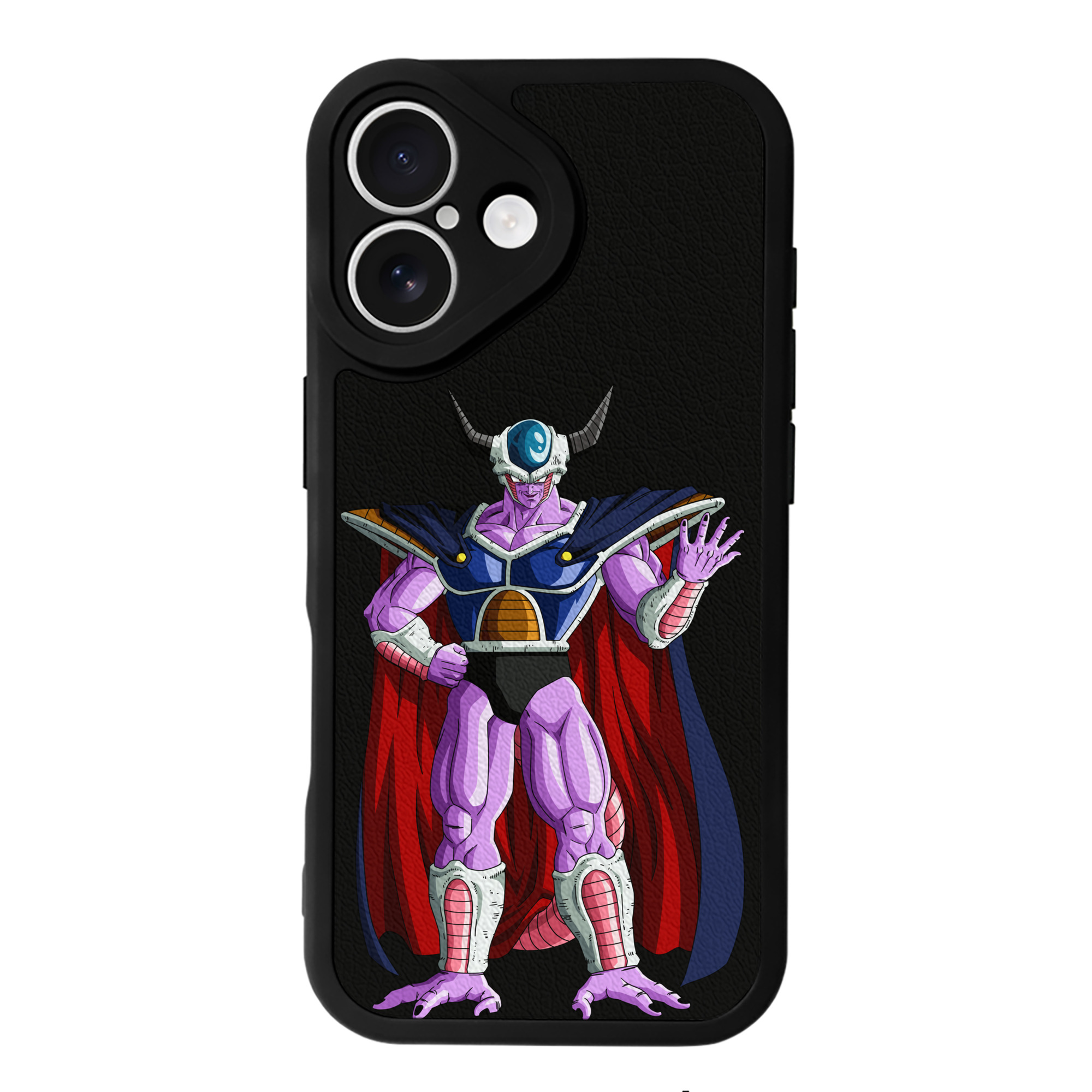 （画像用） ドラゴンボール コルド大王 DRAGON BALL King Cold 【iPhone 16シリーズ対応】シリコンスマホケース（レザー調） 材質：シリコン
